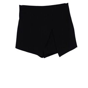 Shein Black Skort Shorts Women Size S US 4 Zipper on Side